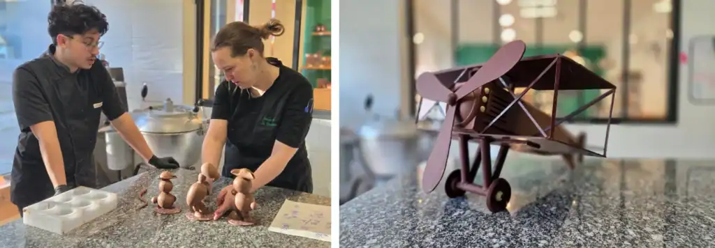 Les coulisses de La Chocolaterie Atelier